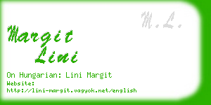 margit lini business card